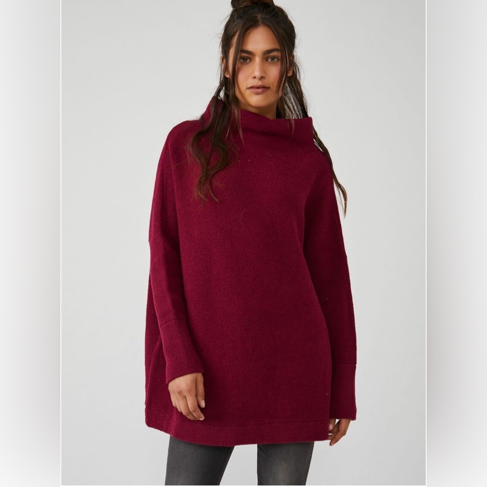 Free People “Ottoman Slouchy Tunic” (“Pomegranate Wine”)